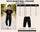 Kids Printed Tracksuit Set Black Cotton for Boys