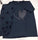 Grey Heart Print Cotton Night Suit 2Pc Medium to XL