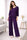 V-Neck Cotton Lounge Set Burgundy