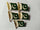 Pakistani Flag Metal Badges Set of 5 for 14th August