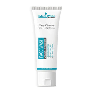 Gluta White Face Wash | Deep Cleansing Brightening Oil Control Gentle Daily Cleanser