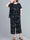 Black Printed Night Suit DreamyDots Women