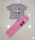 Pink Butterfly Night Suit Dreamy Dots