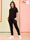 Black Slim Fit Tracksuit for Men Women Pakistan