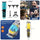 Daling Transparent LCD Electric Hair Trimmer | USB Rechargeable | Professional Grooming | FR-D-8268