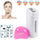 3-in-1 Wax Heater Machine for Hair Removal | Wax Heater Machine + Wax Cartrdige + Wax Strips | Portable Cartridge Wax Warmer with Epilators