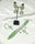 Green Beaded Choker Set for Weddings & Festivals