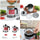 1.4L Fryer Oil Filter Pot Carbon Steel Jug with Stainless Steel Strainer Lid