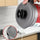 1.4L Fryer Oil Filter Pot Carbon Steel Jug with Stainless Steel Strainer Lid