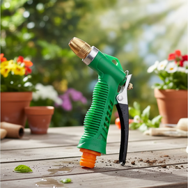 Water Spray Brass Nozzle Gardening Planter High Pressure Water Sprayer With Trigger Spray For Garden Car Washing And Bike Cleaning