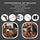47-Piece Foldable Wireless Electric Screwdriver Kit with Adjustable Torque & USB Charging