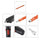 47-Piece Foldable Wireless Electric Screwdriver Kit with Adjustable Torque & USB Charging