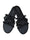 Women's Black PVC Casual Sandals Multiple Sizes