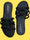 Women's Black PVC Casual Sandals Multiple Sizes