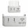 Light Gray WiFi Router Storage Box & Wall Mount Shelf  Universal Cable Organizer | Space-Saving Holder for Modem, Set-Top Box & Smart Devices | Home & Office Use