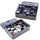 Storage Organizer with Lid | Foldable Drawer Divider | 24 Cells | Non-Woven Fabric | Random Colors