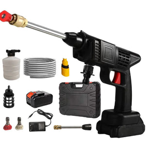Automatic Cordless Car Wash Spray Gun 48Vf Pakistan | Wireless High Pressure Foam Jet Washer