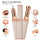 2-in-1 Flawless Facial Hair Remover & Eyebrow Trimmer | USB Rechargeable, Painless & Portable | Random Color