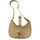 Crescent Leather Luxury Shoulder Bag for Women | Skin Color