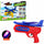 Catapult Gun Aircraft Toy for Kids | Foam Airplane Launcher Glider Flying Toy 2-in-1