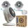 Oscillating Desktop Circulating Fan FT-905 | Rechargeable Mini Table Fan with LED Display & 3 Speeds
