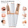 2-in-1 Flawless Facial Hair Remover & Eyebrow Trimmer | USB Rechargeable, Painless & Portable | White