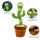 Rechargeable Dancing Cactus Toy with Hat | Interactive Singing & Talking Plush for Toddlers and Kids