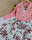 2 pcs Stylish Floral Print Maxi Dress with Pink Jacket - Women's Western Wear - Floral Maxi