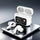 White A9 Pro ANC Bluetooth 5.4 Wireless Earbuds with Smart Screen and Active Noise Cancellation