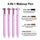 4-in-1 Makeup Pen: Waterproof Eyeliner, Brow Pencil, Highlighter & Shadow Stick