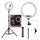 10-Inch Ring Light Kit + 7 Ft Ring Light Stand | LED Photography & Video Lighting Set