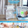 9 Inch Mist Fan | Portable Air Conditioner Fan |  Mist Water, And Humidifier Function | Led Night Light Water Mist | Random Color