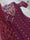 Maroon Embroidered 3Pcs Maxi Suit With Dupatta