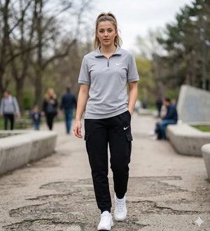 Grey Cotton Track Suit for Women Medium to XL