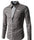 Men Slim Fit Striped Long Sleeve Shirt 4 Colors