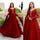Maroon Chiffon Maxi Suit with Pearl Embroidery for Eid