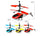 Sensor-Controlled Helicopter Toy for Kids 1-12 Years Black Blue