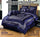 14-Piece Silk Jacquard Bridal Set Blue Silver