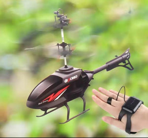 Electric Helicopter for Kids 1-10 with Induction Watch