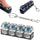 4-Key Mechanical Keyboard Clicker Keychain | Portable Mechanical Switch Fidget Toy | Stress Relief Finger Clicker | Tactile Keyboard Keychain with light  | Random Color