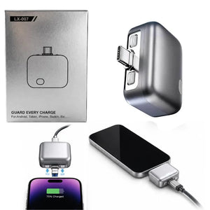 Automatic Charging Disconnector | Model LX-007 | Smart Auto Power Cut-Off Battery Protector | Type-C to Type-C Fast Charging Guardian