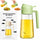 2-in-1 Glass Oil Spray Bottle & Dispenser with Pouring Spout | Kitchen Oil Mister for Air Fryer, BBQ & Cooking| 450ml