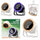 Desktop Circular Rechargeable Fan with 360° Adjustable Airflow | Model QL-02 | Quiet Personal Cooling Fan for Home, Office & Bedroom | Random Color
